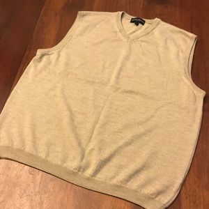 lightweights WOOL sweater vest Large